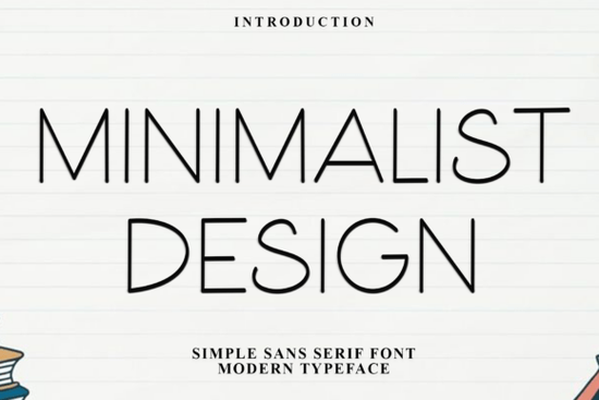 Minimalist Design Font